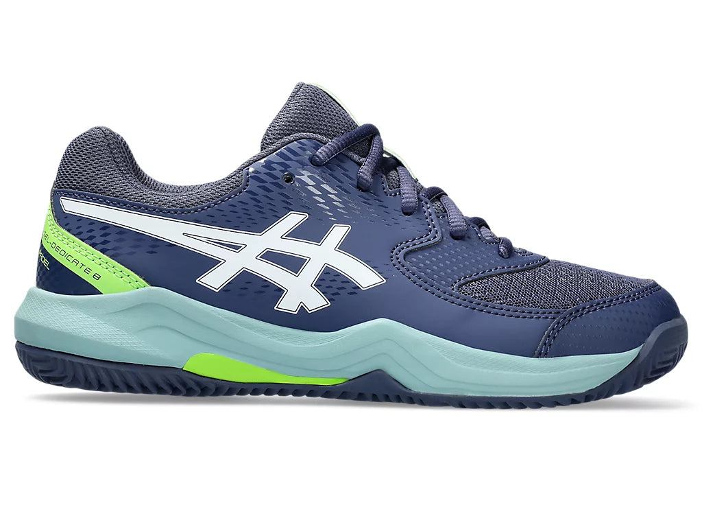 TENIS ASICS GEL DEDICATE 8 PADEL THUNDER BLUE WHITE tennisexpressmx