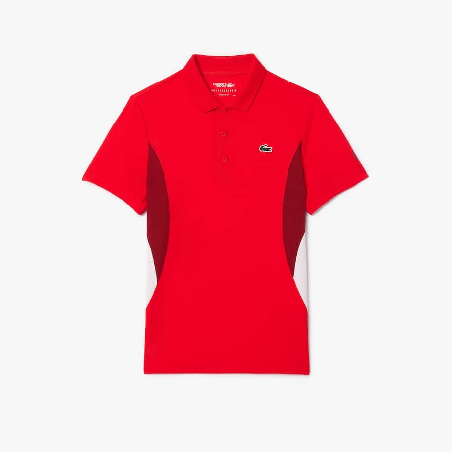 Polo lacoste roja sale