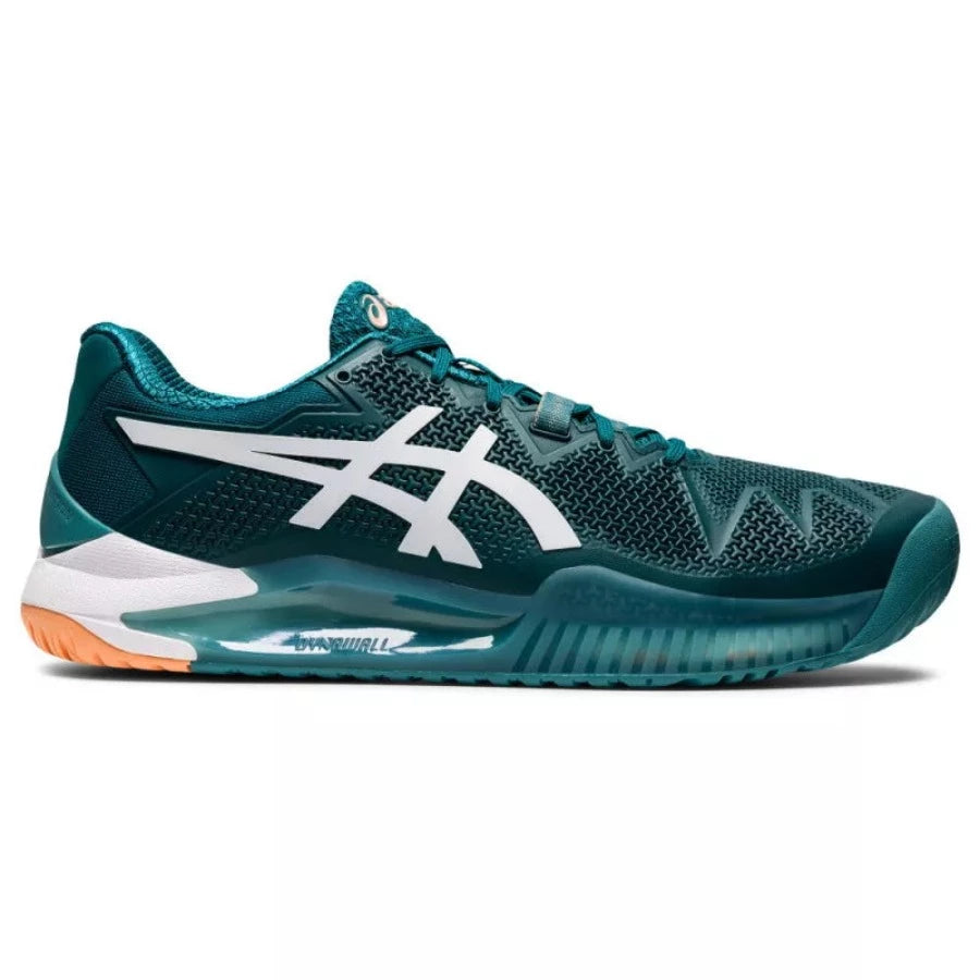 TENIS ASICS GEL RESOLUTION 8 VERDE HOMBRE