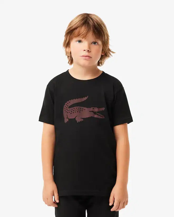 PLAYERA LACOSTE SPORT NEGRO JR