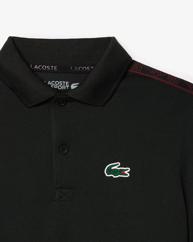 PLAYERA LACOSTE POLO NEGRO JR