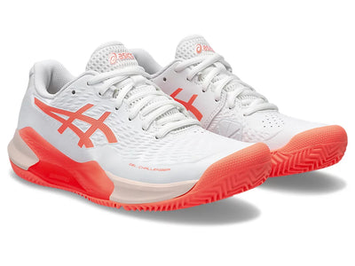 TENIS ASICS GEL-CHALLENGER 14 MUJER WHITE/SUN CORAL