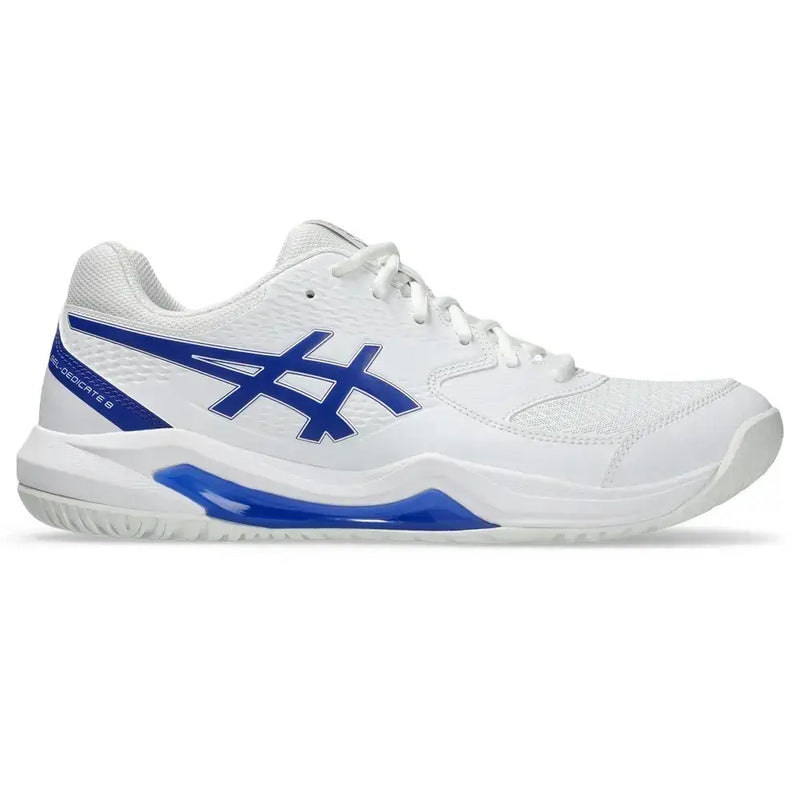 s Asics Gel-Dedicate 8 Azul Blanco para Tenis