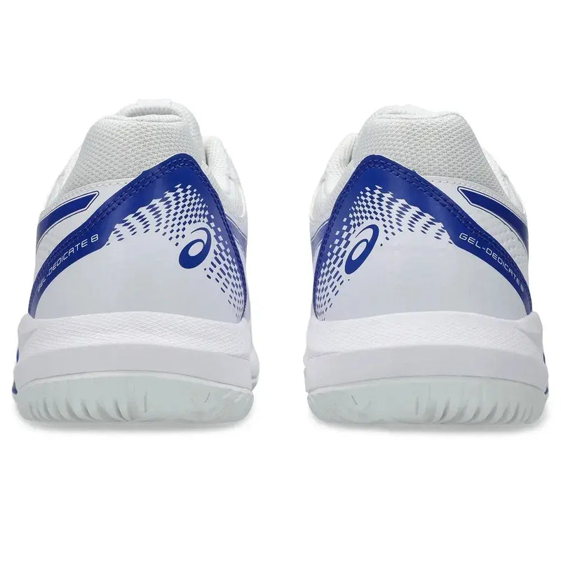 s Asics Gel-Dedicate 8 Azul Blanco para Tenis
