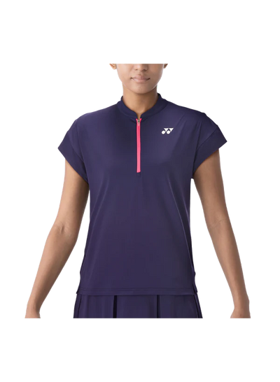 CAMISA YONEX WOMEN CREW NECK SHIRT NAVY BLUE