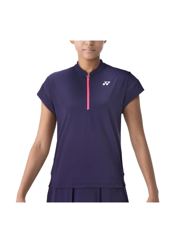 CAMISA YONEX WOMEN CREW NECK SHIRT NAVY BLUE