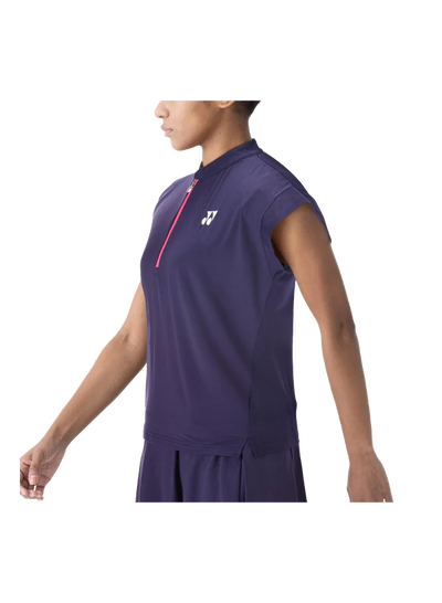 CAMISA YONEX WOMEN CREW NECK SHIRT NAVY BLUE