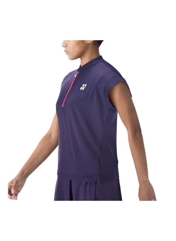 CAMISA YONEX WOMEN CREW NECK SHIRT NAVY BLUE