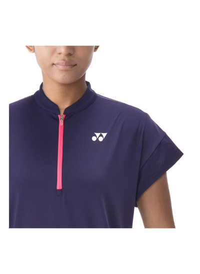 CAMISA YONEX WOMEN CREW NECK SHIRT NAVY BLUE