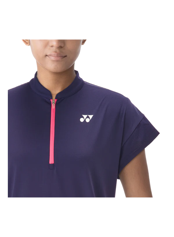 CAMISA YONEX WOMEN CREW NECK SHIRT NAVY BLUE