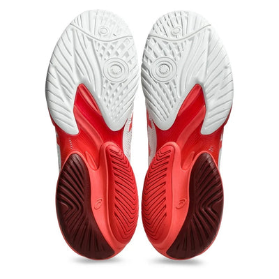 TENIS ASICS COURT FF 3 NOVAK WHITE/ELECTRIC RED