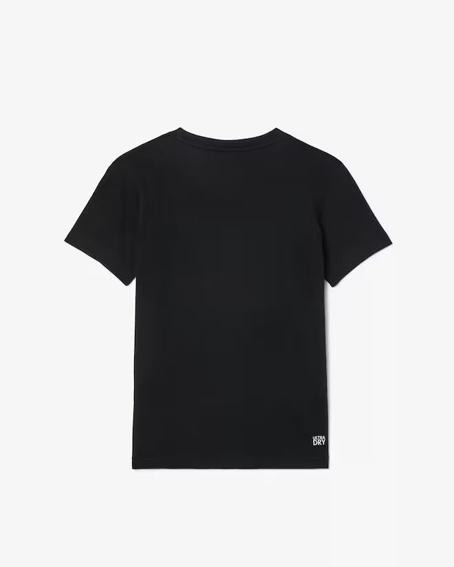 PLAYERA LACOSTE SPORT NEGRO JR