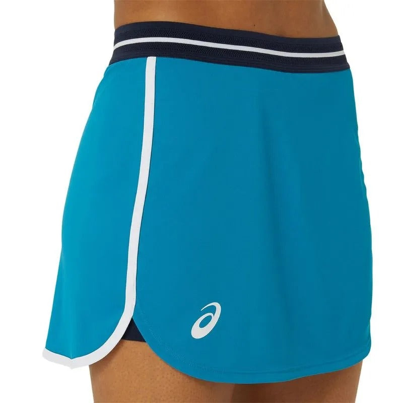 FALDA CON SHORT ASICS AZUL VERDOSO