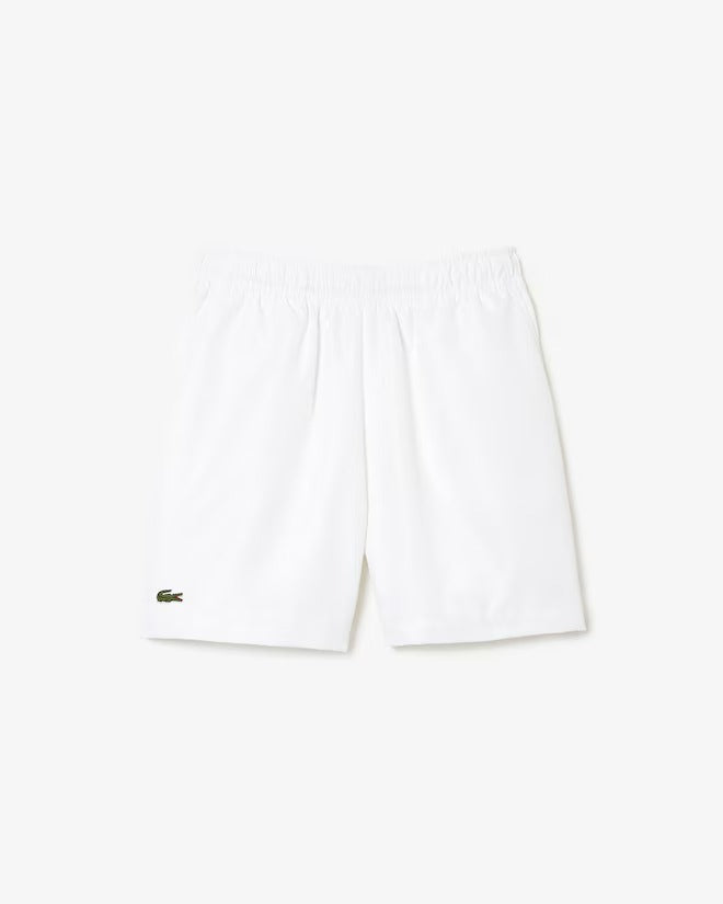 SHORT LACOSTE PARA NIÑOS BLANCO