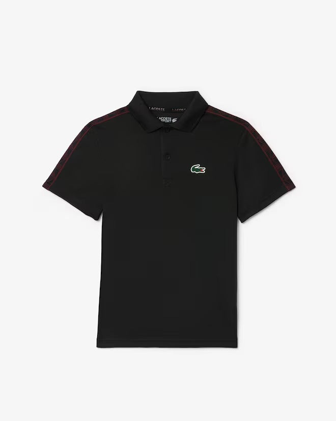 PLAYERA LACOSTE POLO NEGRO JR