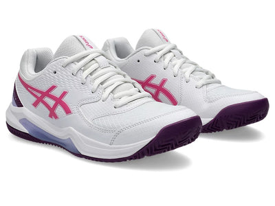 ASICS GEL-DEDICATE 8 PADEL WHITE / DRAGON FRUIT