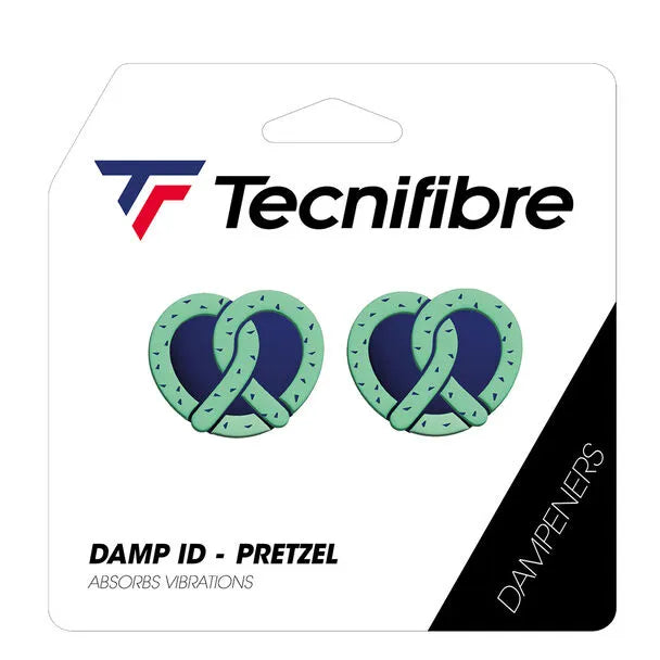 Antivibradores Tecnifibre Damp ID Pretzel Verde/Azul para Tenis