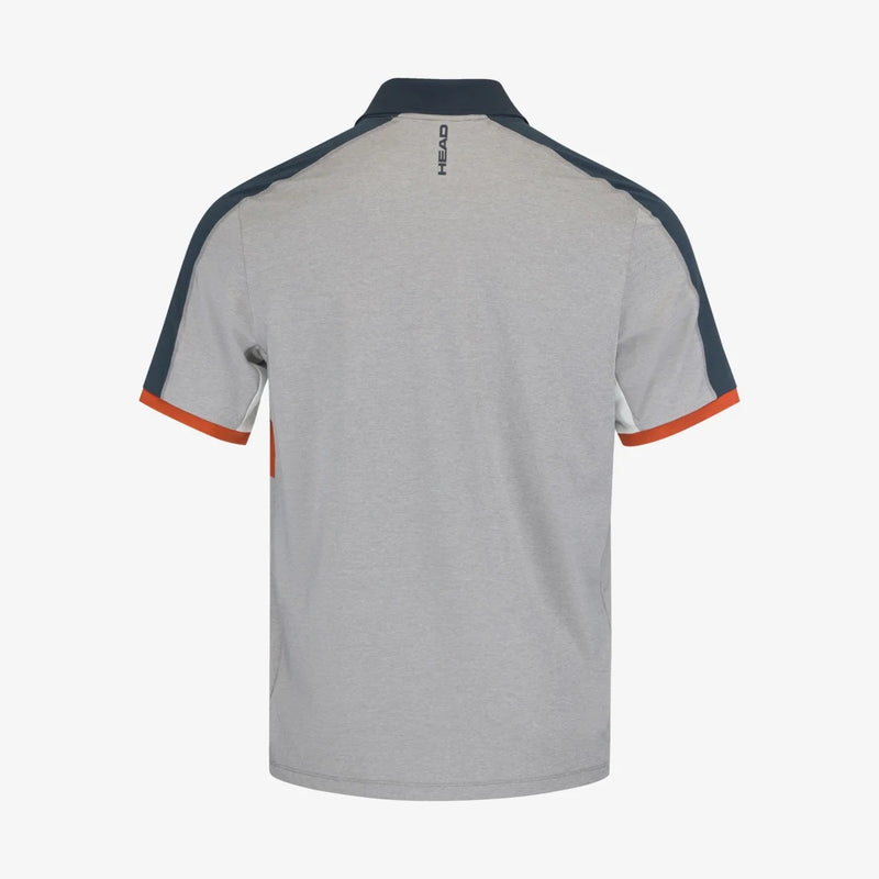 CAMISETA POLO HEAD GRIS HOMBRE