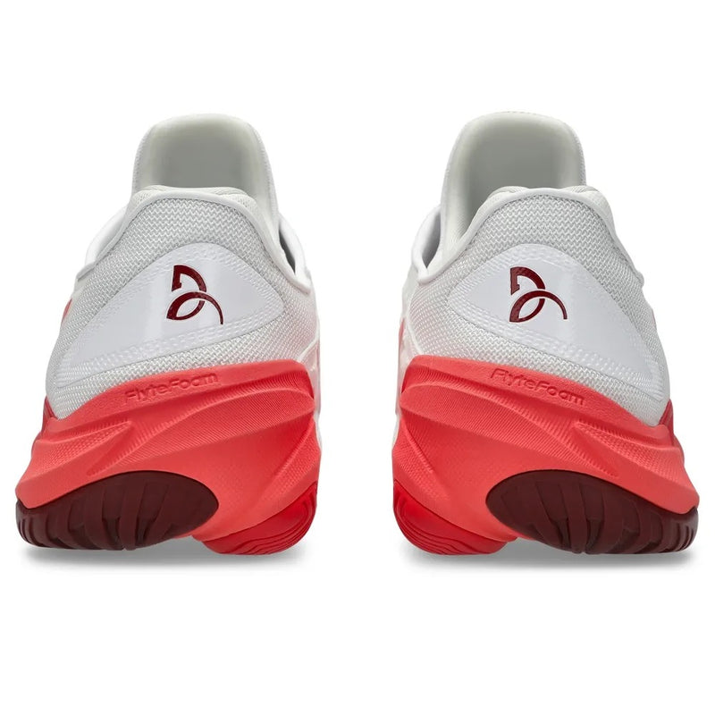 TENIS ASICS COURT FF 3 NOVAK WHITE/ELECTRIC RED