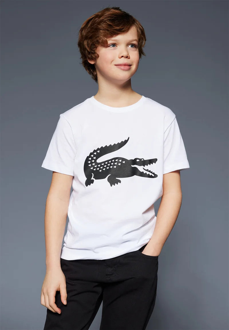 PLAYERA LACOSTE JR WHITE-001