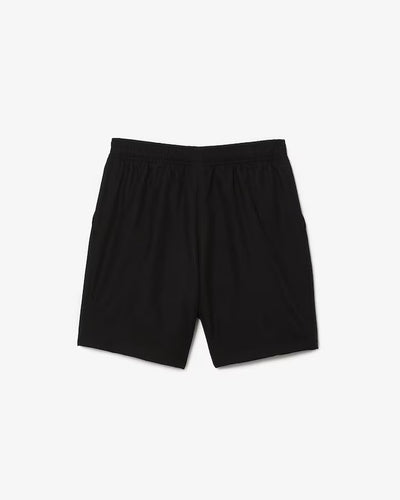 SHORT LACOSTE PARA NIÑOS NEGRO