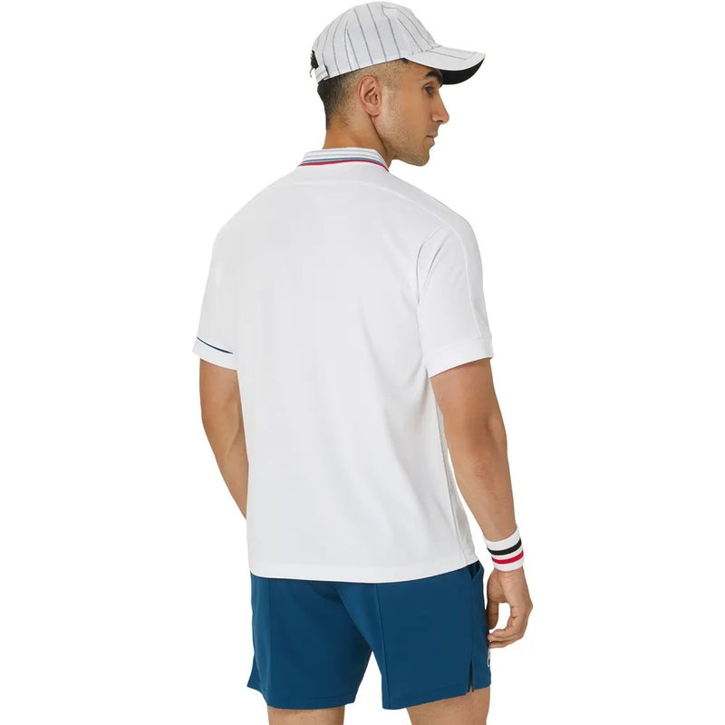 PLAYERA ASICS POLO MEN CLASSIC BLANCA