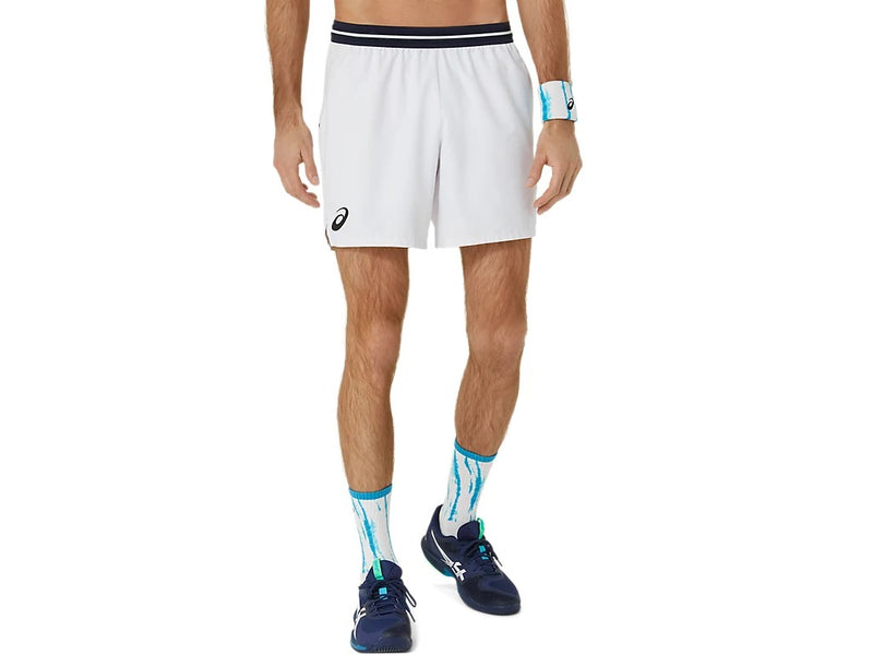 SHORT ASICS MEN MATCH 7IN BLANCO