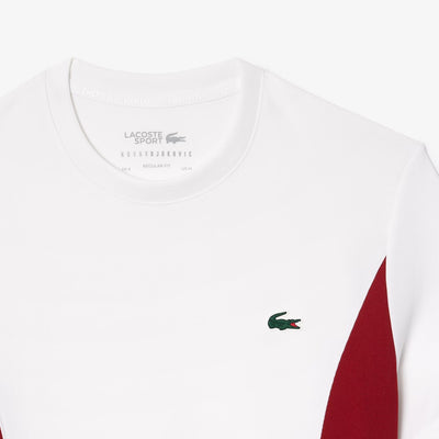 PLAYERA LACOSTE WHITE X NOVAK DJOKOVIC