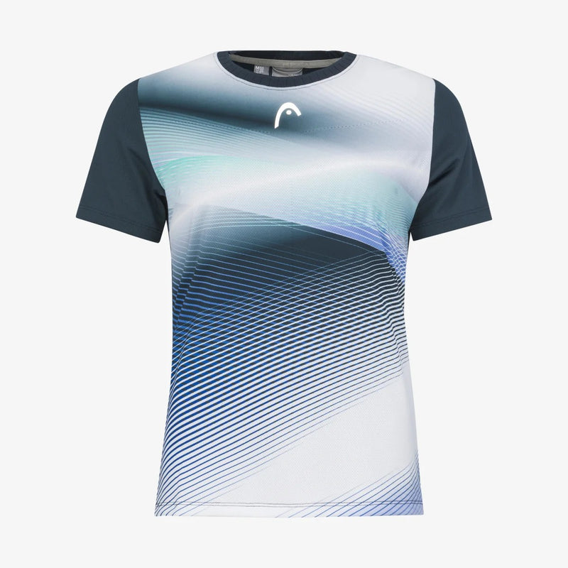 CAMISETA HEAD AURORA GEOMETRICA LOGO PLATEADO