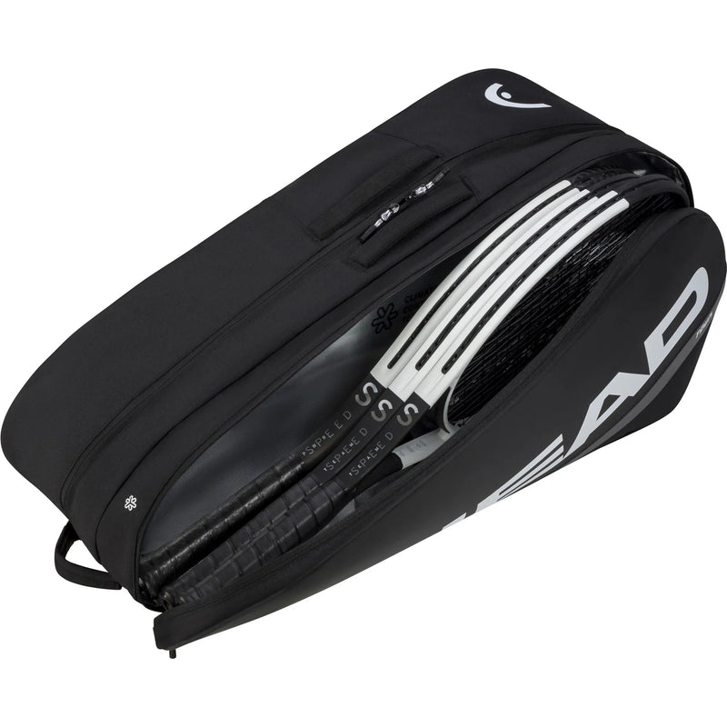 RAQUETERO HEAD TOUR RACQUET BAG L BKWH X9