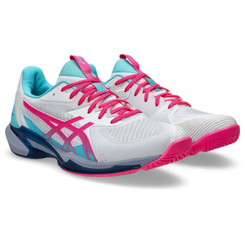 TENIS ASICS SOLUTION SPEED FF 3 PADEL WHITE/ HOT PINK
