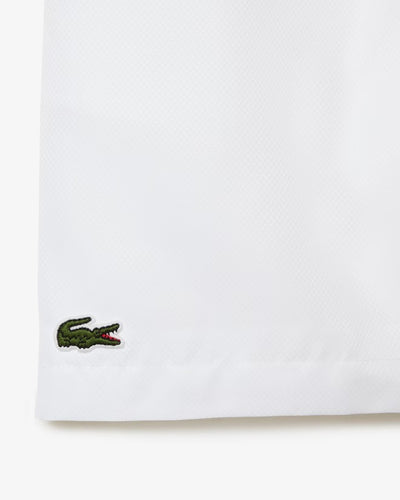 SHORT LACOSTE PARA NIÑOS BLANCO