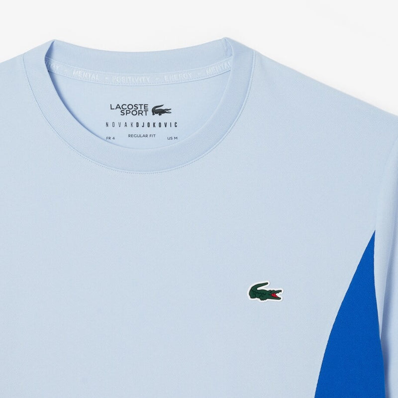 PLAYERA LACOSTE LIGTH BLUE X NOVAK DJOKOVIC