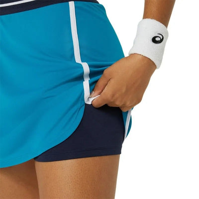 FALDA CON SHORT ASICS AZUL VERDOSO