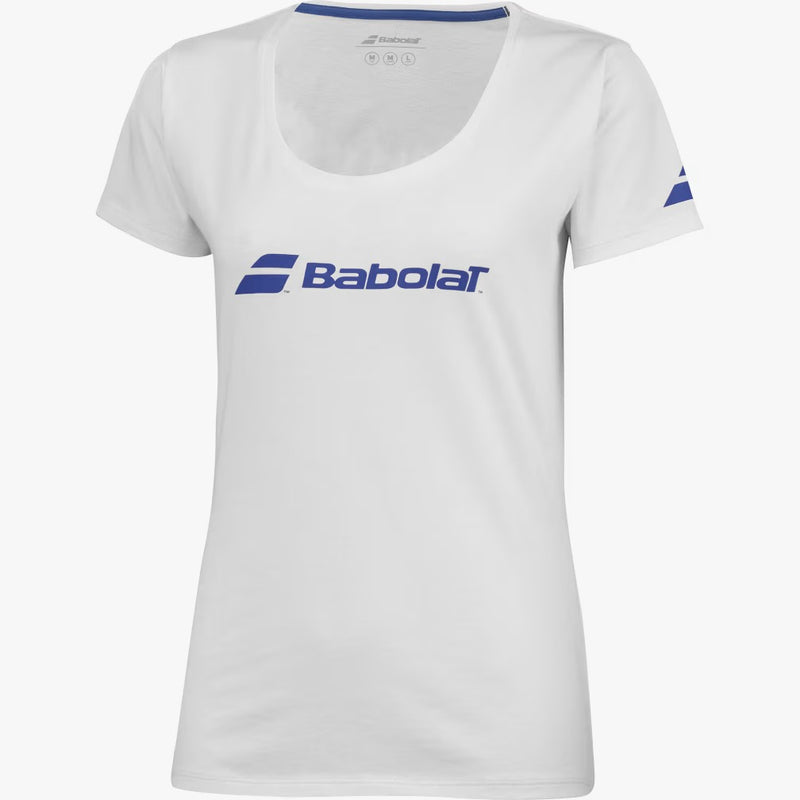 PLAYERA BABOLAT EXERCISE TEE WOMAN WHITE