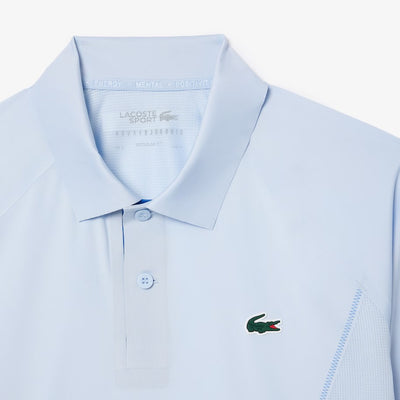 PLAYERA LACOSTE POLO LIGHT BLUE X NOVAK DJOKOVIC