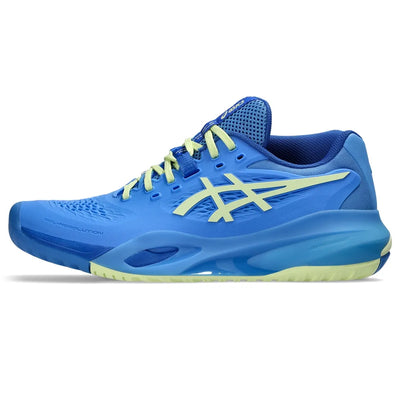 TENIS ASICS GEL RESOLUTION X WOMEN BLUE COAST/HUDDLE YELLOW
