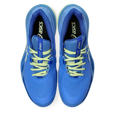 TENIS ASICS GEL RESOLUTION X WOMEN BLUE COAST/HUDDLE YELLOW