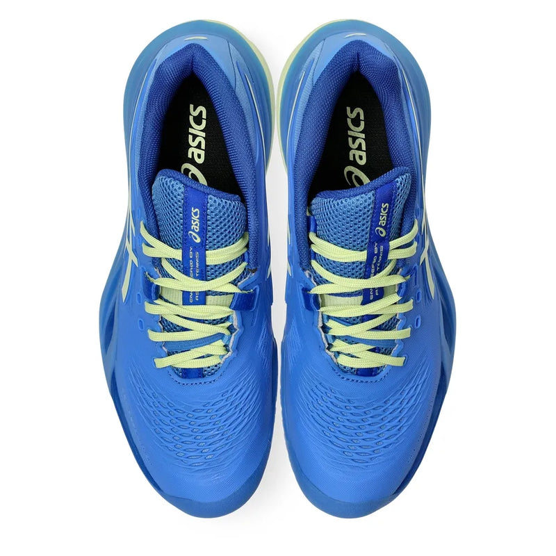 TENIS ASICS GEL RESOLUTION X WOMEN BLUE COAST/HUDDLE YELLOW