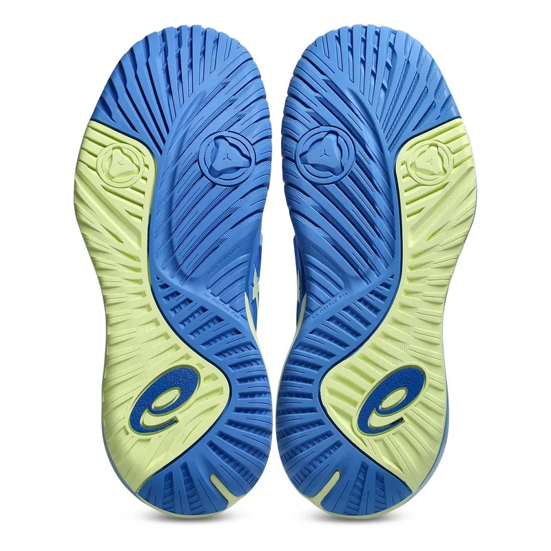 TENIS ASICS GEL RESOLUTION X WOMEN BLUE COAST/HUDDLE YELLOW