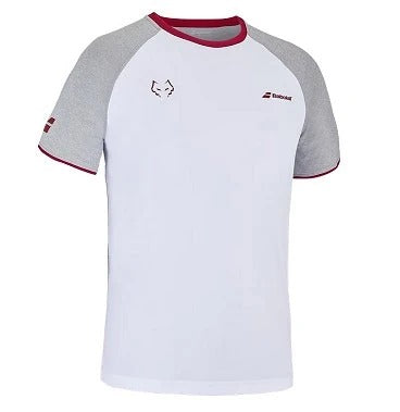 PLAYERA BABOLAT CREW NECK TEE LEBRON WHITE