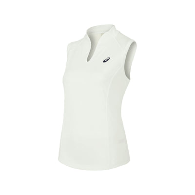 playera sin mangas asics court tank mujer tenis ligera y transpirable