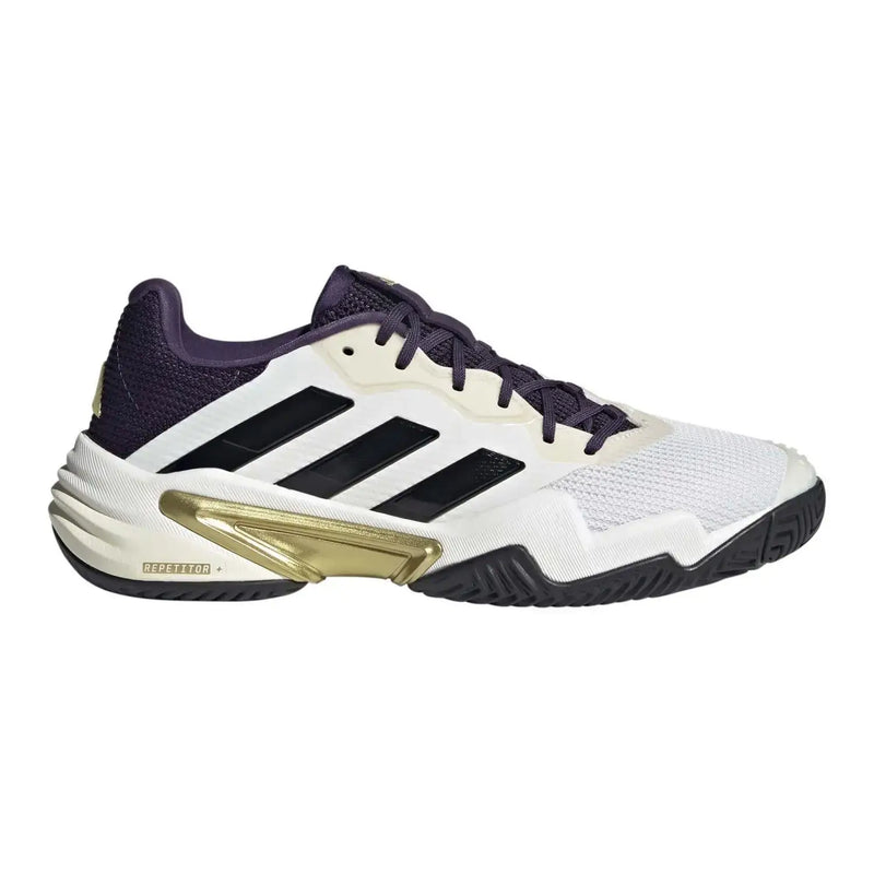 tenis adidas barricade repetitor 13 m blanco calzado tenis profesional hombre