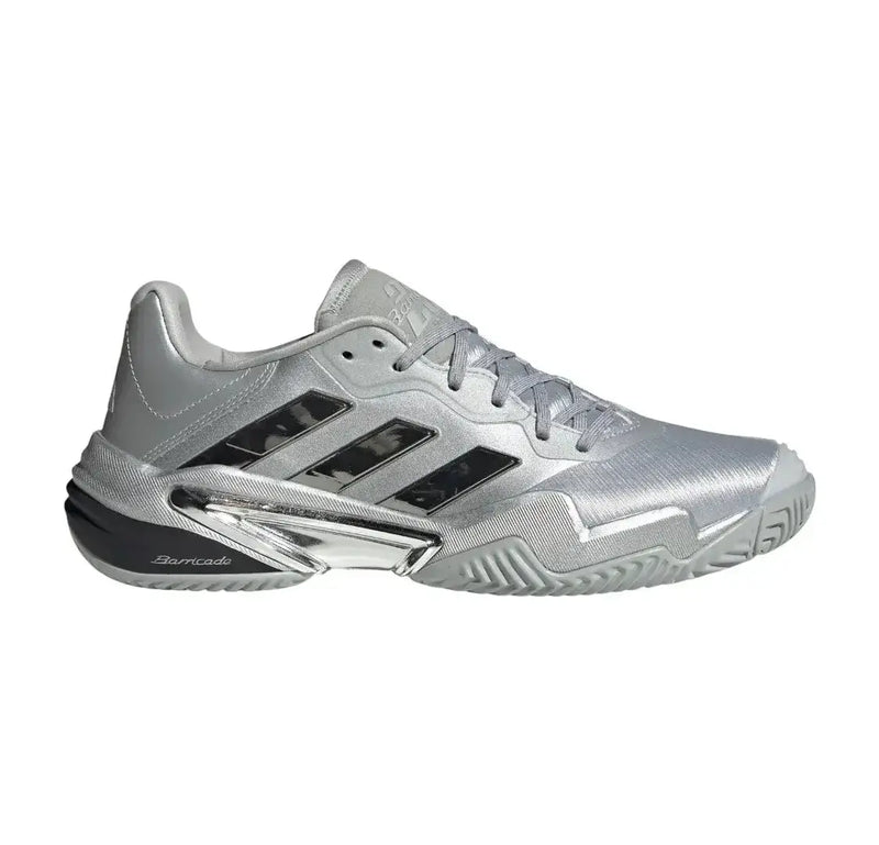 tenis adidas barricade 13 plata edición 25 aniversario para hombre
