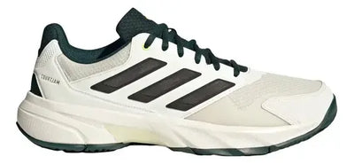 tenis adidas courtjam control 3 hombre blanco verde oscuro para jugar tenis