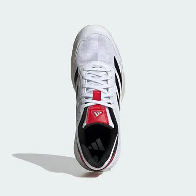 calzado padel hombre adidas courtquick blanco con bounce y cloudfoam