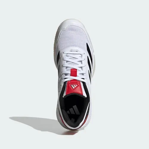 calzado padel hombre adidas courtquick blanco con bounce y cloudfoam