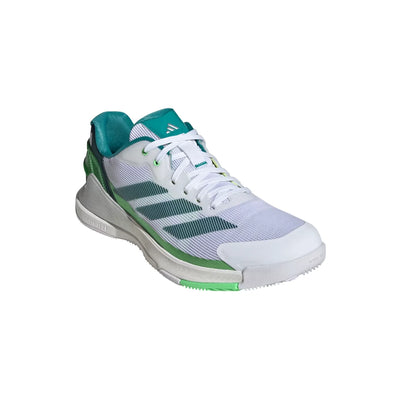 adidas crazyquick ls calzado padel suela resistente blanco verde