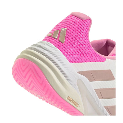 zapatillas adidas blanco rosa barricade 13 mujer ideal para padel