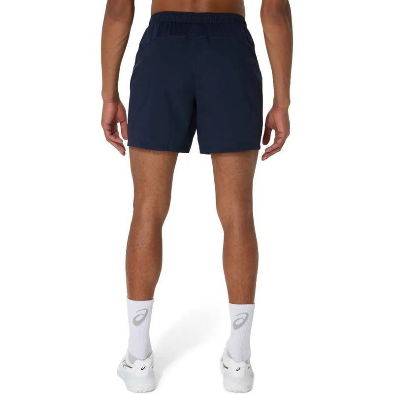 short deportivo asics court navy hombre ideal para jugar tenis